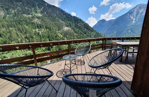 Champagny-en-Vanoise Ski Chalet | Chalet Solize, Terrasse Avec Superbe Vue, Sauna