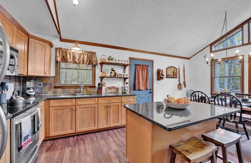Gouldsboro House | Chalet-style Mountain Home in Big Bass Lake Amenities-Pools, Gym and Lakes