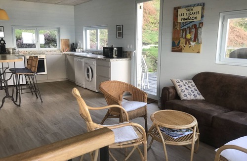 Bretteville Ski Chalet | Chalet Terrasse à Flanc de Colline Avec vue mer Exceptionnelle