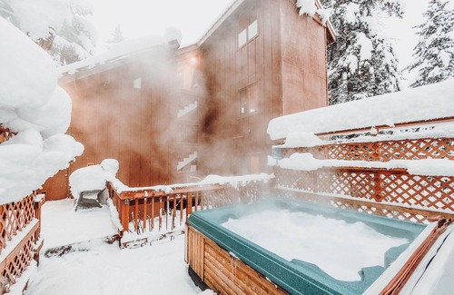 Alyeska Ski Chalet | Chalet w/private hot tub in quiet location 3 blocks to the resort, dogs welcome