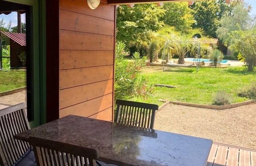 Mauleon-d'Armagnac Ski Chalet | Chalet with pool, 4 people (6 possible) Mauleon d'Armagnac, GERS (32)