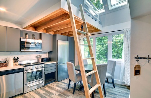 Mont-Tremblant Pedestrian Village Condo | ChaletsOasis Ski In/Ski Out on the Voyageur trail in Tremblant