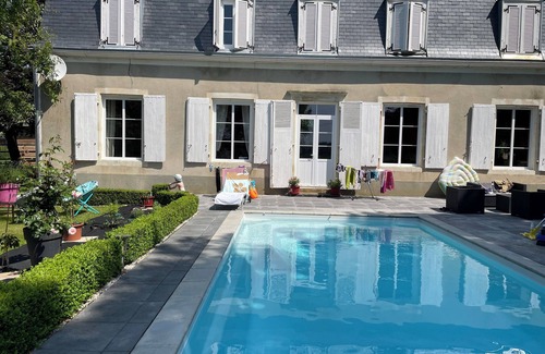 Saint-Georges-du-Bois Bed & Breakfast | Chambres d'Hote sleeps 2 with pool and fully equipped kitchen Le Mans/Circuit 24 H
