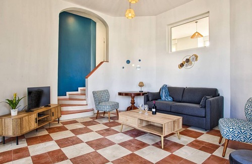 Merville-Franceville-Plage Apartment | Charming apartment with garden, near beach, 2 bedrooms