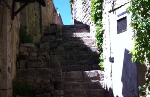 Boulbon House | Character house at the foot of the castle. Shaded terrace