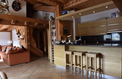 Reberty Apartment | Charm and comfort Large duplex in chalet on the slopes for 12/14 pers