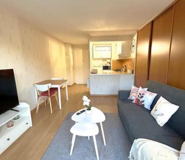 Villiers-sur-Marne Apartment | Charme & Confort T2 Lumineux entre Paris and Disney