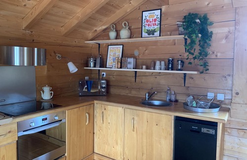 Faucon-de-Barcelonnette Ski Chalet | Charming chalet with wonderful views of the peaks