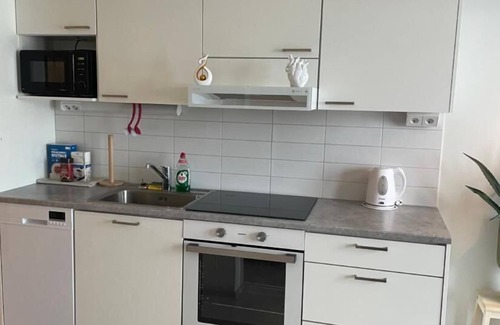 Tampere Apartment | Charming 1-Bedroom Apartment in Tampere with Fireplace