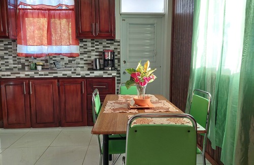 Roseau Apartment | Charming 1-bedroom apartment in gorgeous Giraudel with WiFi, AC, beautiful view