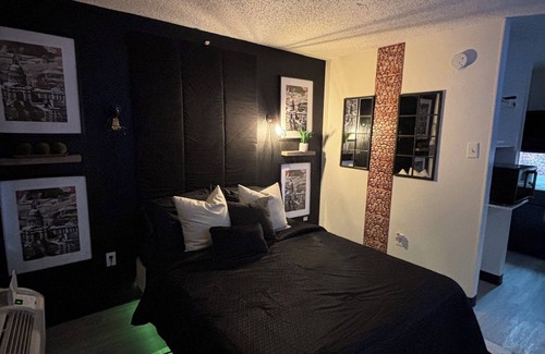 Deco Apartment | Charming 1-bedroom Studio apartment in fabulous Houston with fitness room, WiFi