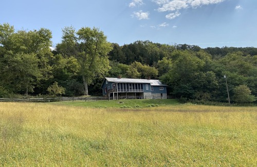 Rileyville House | Charming 1800s Farmhouse on 47 Acres — Riverfront w/Views, Hot Tub, Pet-Friendly