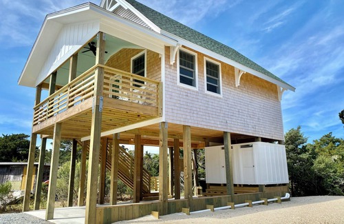 Avon Cottage | Charming 2-bedroom, BRAND NEW custom home, linens provided, steps to the beach!