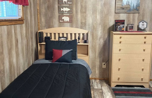 Mc Carr Cabin | Charming 2-bedroom cabin in McCarr, KynPet friendly! Lots of lighted parking!