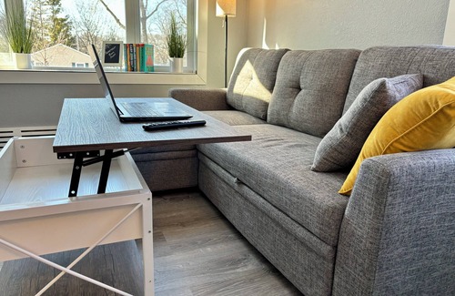 Wauwatosa House | Charming 2-bedroom house in enjoyable Milwaukee neighborhood with AC, WiFi