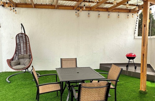 Santeo House | Charming 2-bedroom home with Self-Compound, Patio, WiFi, AC & more. Welcome!