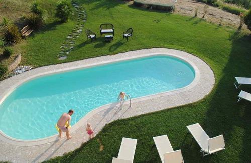 Montelabbate Villa | charming 250 m² ground-floor portion of villa, pool nearby the beach in Italy