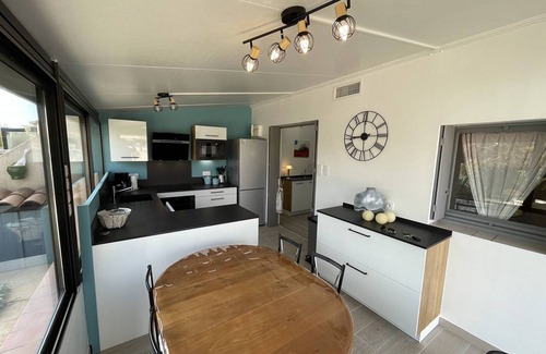Saint-Cyprien Plage Villa | Charming 2BR Villa with Mezzanine, AC, Veranda, and Garden – 800m from Beach in Saint-Cyprien