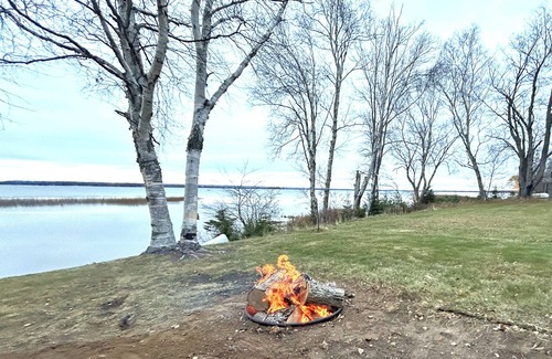 Brimley Cabin | Charming 3-Bedroom Cabin with Lake Superior Bay Views and Direct Water Access!