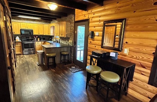 Etoile Cabin | Charming 3-bedroom cabin with AC and WiFi at Barren River Lake in Lucas, KY