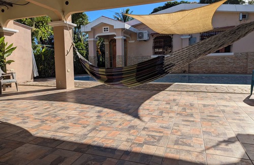 Ahuachapan House | Charming 3-bedroom house with AC, Hot Water, Swimming pool, in Ahuachapan