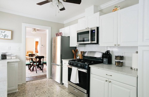 Montgomery House | Charming 3BR Haven with Pet-Friendly Yard