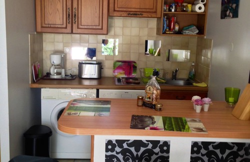 Ajaccio Apartment | Charming air-conditioned studio at the foot of the beaches, 4p, with its pretty tree-lined terrace