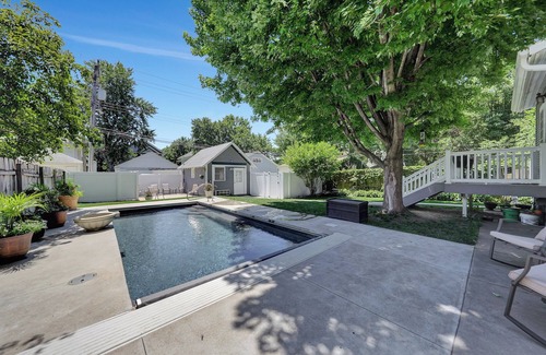 Near South House | Charming and large home with backyard pool!