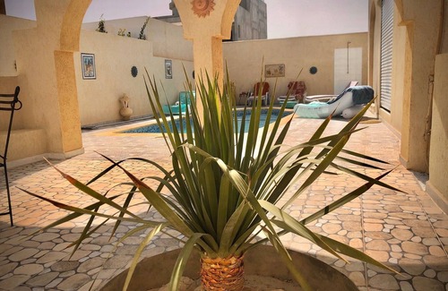 Fatou Villa | CHARMING AND STANDING PRIVATE SWIMMING POOL VILLA IN DJERBA, 200m from the sea