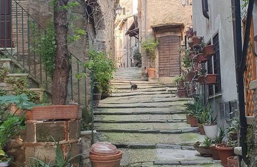 Sacrofano Apartment | Charming apartment in medieval Sacrofano with WiFi. Rome is just few steps away!