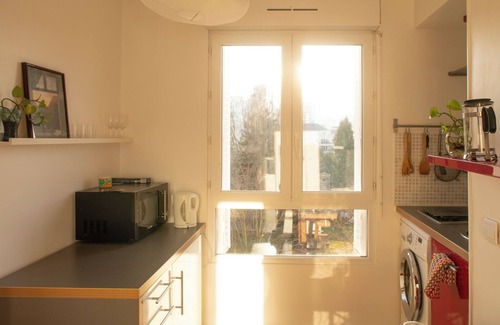 Cœur de Ville Apartment | Charming apartment, quiet, vue on a parc, two steps from La Défense, Paris !