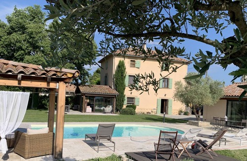 Genissieux House | Charming bastide with swimming pool, view of the Vercors