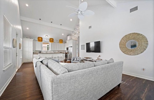 Surfside Beach House | Charming Beach Home Near Beach & Pier with Deck
