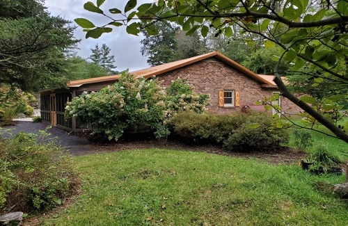 Boone House | Charming Boone Getaway with Pool, Hot Tub & Mountain Vibes