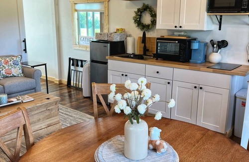 Whitehall Cabin | Charming cabin in serene Whitehall with WiFi, AC. bathroom, kitchen, BBQ, views