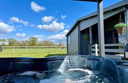Ford Cabin | Charming Cabin Retreat - Hot Tub and Fishing Lake