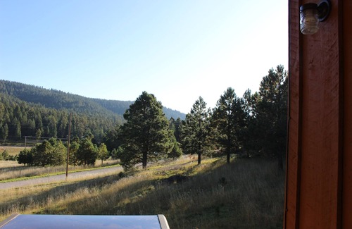 Cloudcroft Cabin | Charming Cabin with Mountain Views on 2 acres