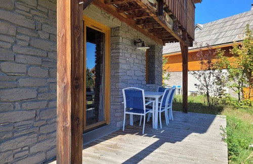 Pra Loup Ski Chalet | Charming chalet with terrace, 2 bedrooms, Pra Loup