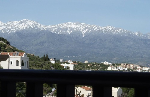 Kokkinon Khorion House | Charming Chania area villa with panoramic sea views and private pool. Sleeps 5