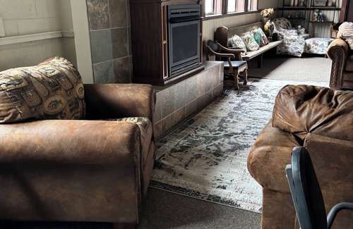 East Jordan House | Charming Church in East Jordan ,3 bedrooms ,WiFi, pool-table and gas fireplace.
