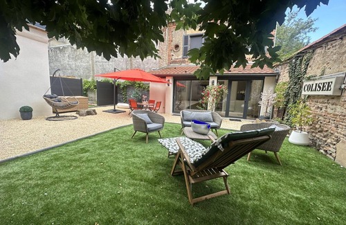 Moulins Cottage | Charming Cottage in Moulins Centre, Garden, Terrace, and Modern Amenities