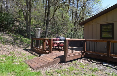 Victor House | Charming cottage with pond in Heart of New River Gorge