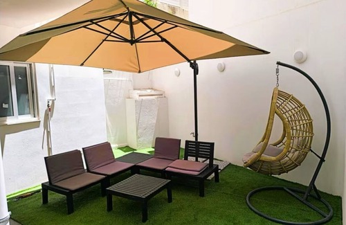 Swieqi Apartment | CHARMING ELEGANT ROOM IN LUXURY MAISONETTE WITH TERRACE, GYM, 24/7 CONVINIENCE.