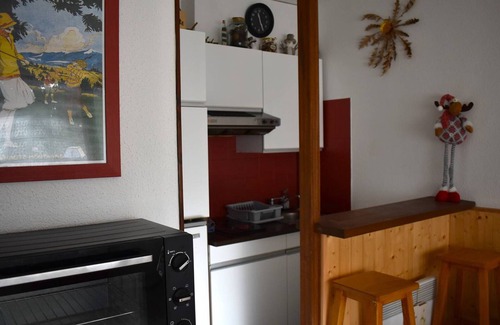 Font-Romeu-Odeillo-Via Apartment | Charming Studio with Terrace, Golf View & Parking in Font-Romeu