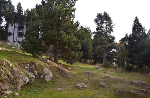 Font-Romeu-Odeillo-Via Apartment | Charming Studio with Terrace, Golf View & Parking in Font-Romeu