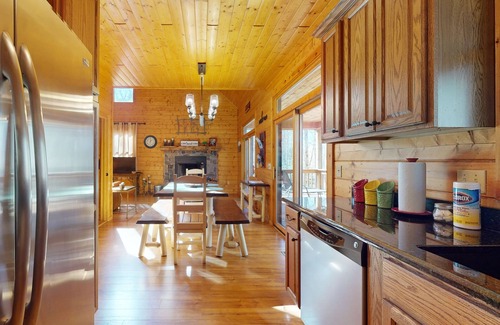 Kyle House | Charming Home in Topton with Creek views and High Speed Internet