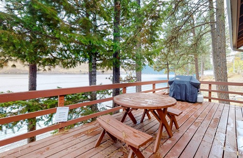 Joseph House | Charming home on Wallowa Lake with private boat dock & large deck