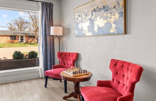 Abilene House | Charming Home to Unwind w/Firepit & Ample Space