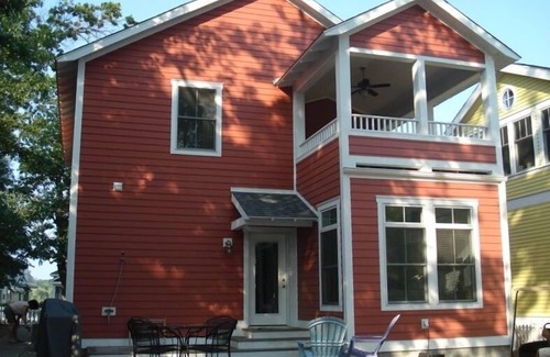 Michigan City House | Charming Home w/Golf Cart Sleeps 13. Close to pool & amenities.