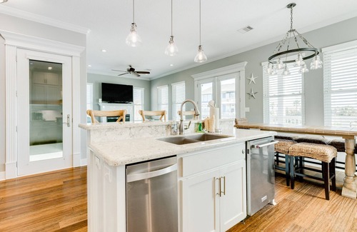 Pirates Beach West House | Charming home with private pool and hot tub, fast WiFi, and central AC